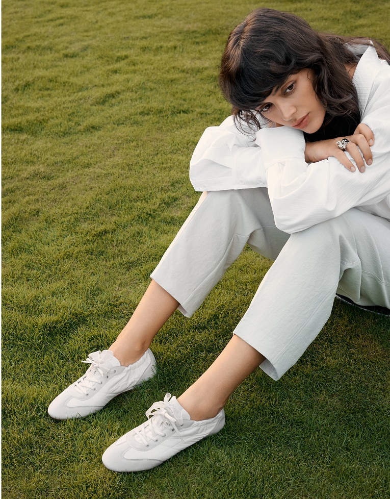 Jogger Re-Nylon Sneakerina (Yancy), WHITE SMOKEY GREY, EU38 | VIVAIA